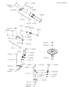 Fxt00v-Bs42 Valve And Camshaft Diagram and Parts List for FXT00V-BS42  Cub Cadet Lawn Tractor